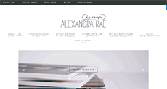 Desktop Screenshot of alexandraraedesign.com
