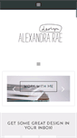 Mobile Screenshot of alexandraraedesign.com